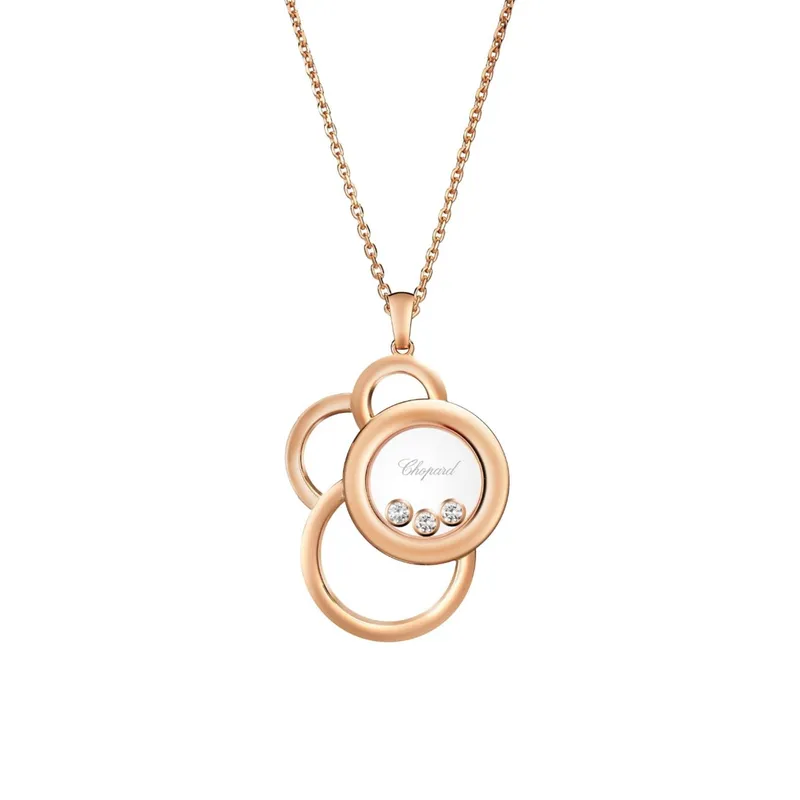 Pendentif Chopard Happy Dreams en Or Rose et Diamants - CHOPARD