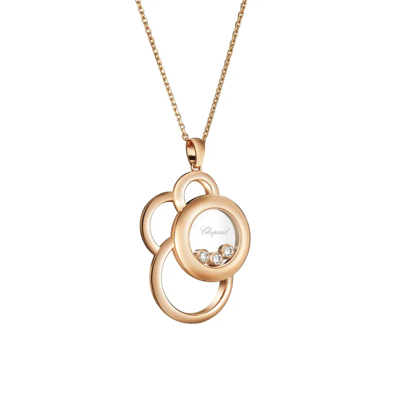 Pendentif Chopard Happy Dreams en Or Rose et Diamants - CHOPARD