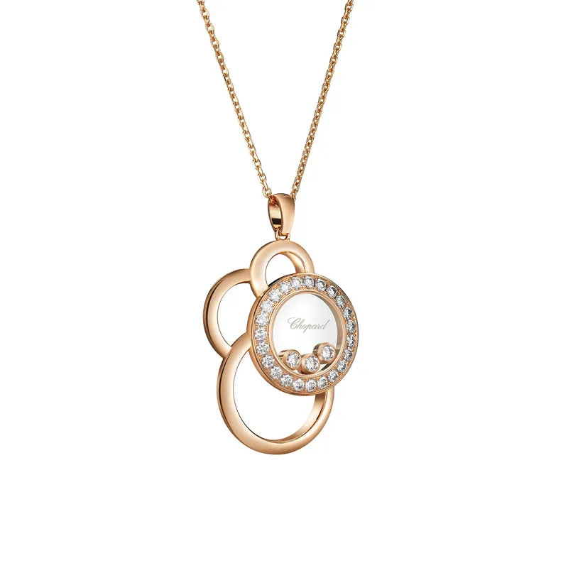 Pendentif Chopard Happy Dreams en Or Rose et Diamants - CHOPARD