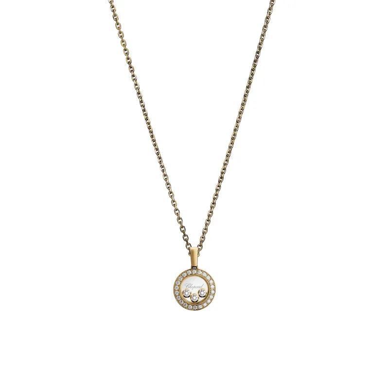 Pendentif Chopard Happy Diamonds Icons en Or Jaune et Diamants - CHOPARD