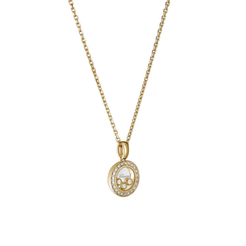 Pendentif Chopard Happy Diamonds Icons en Or Jaune et Diamants - CHOPARD