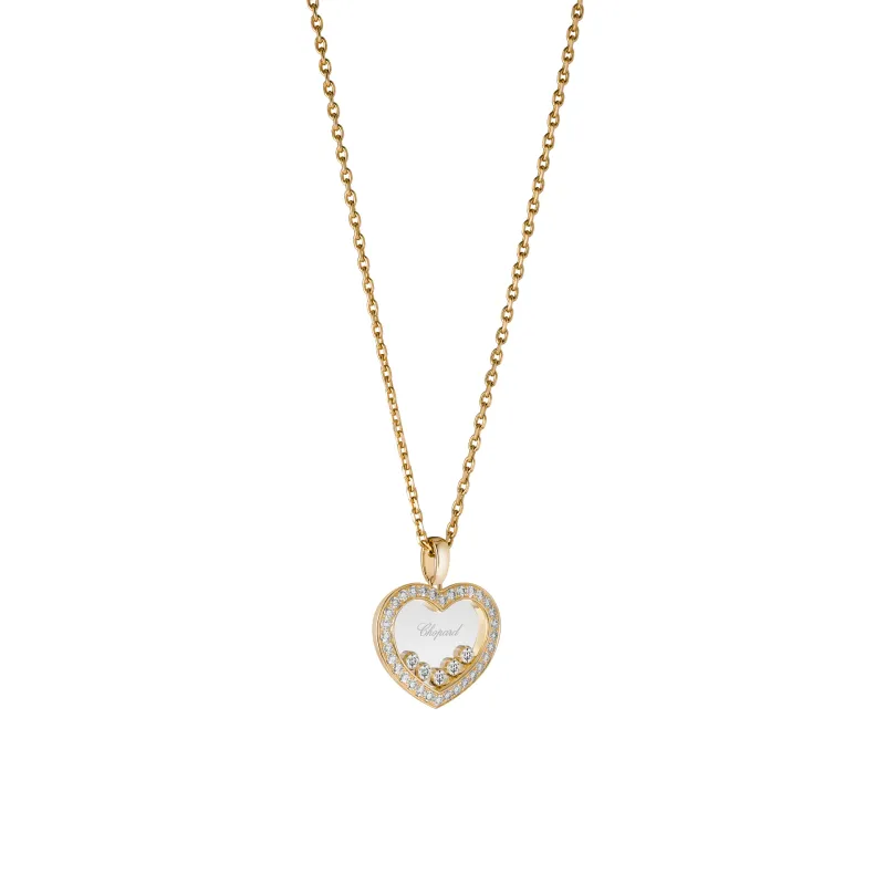 Pendentif Chopard Happy Diamonds en Or Jaune et Diamants - CHOPARD