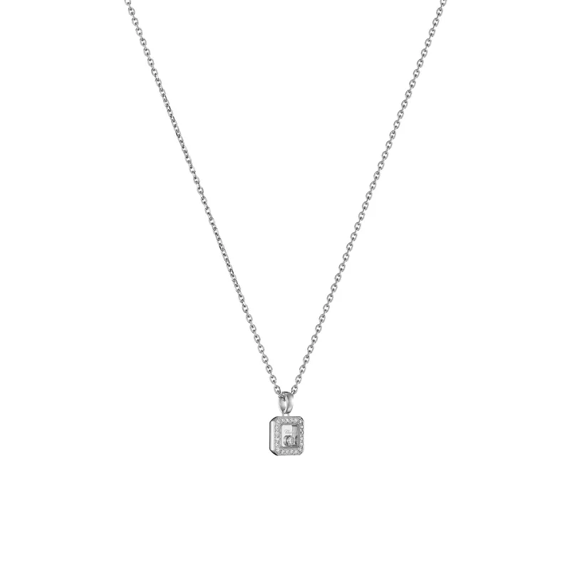 Pendentif Chopard Happy Diamonds Icons en Or Blanc et Diamant - CHOPARD