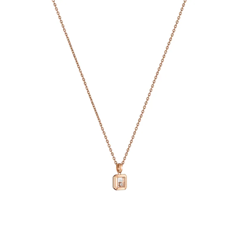 Pendentif Chopard Happy Diamonds Icons en Or Rose et Diamant PM - CHOPARD
