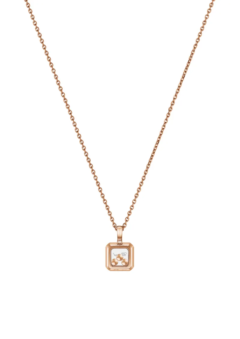 Pendentif Chopard Happy Diamonds Icons en Or Rose et Diamants - CHOPARD