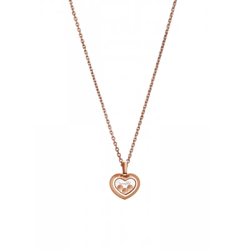 Pendentif Chopard Happy Diamonds Icons en Or Rose et Diamants - CHOPARD