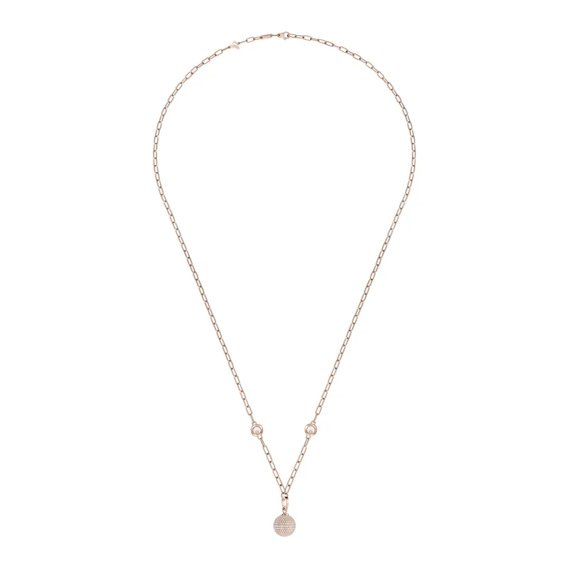 Pendentif Chopard Happy Diamonds Planet, Or Rose et Diamants - CHOPARD