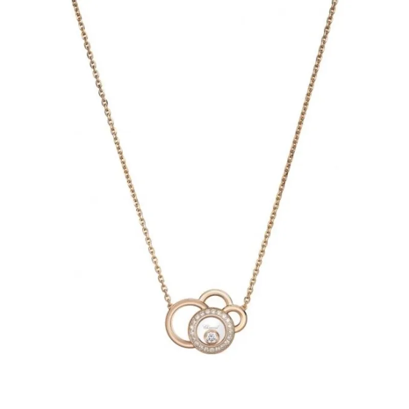 Collier Chopard Happy Dreams en Or Rose et Diamants - CHOPARD