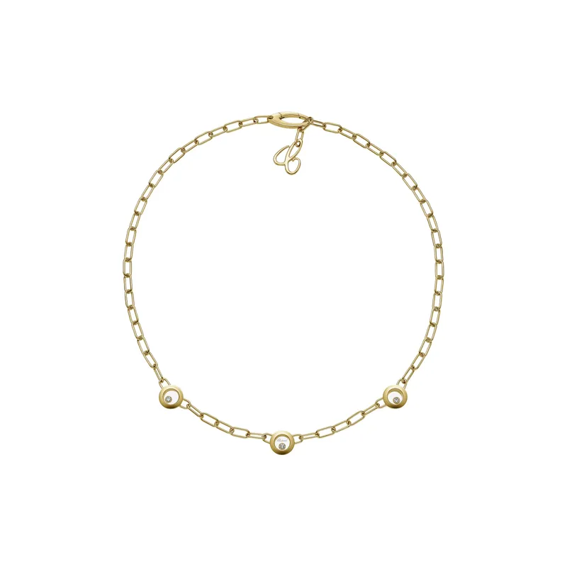 Collier Chopard Happy Diamonds Icons, or jaune et diamants - CHOPARD