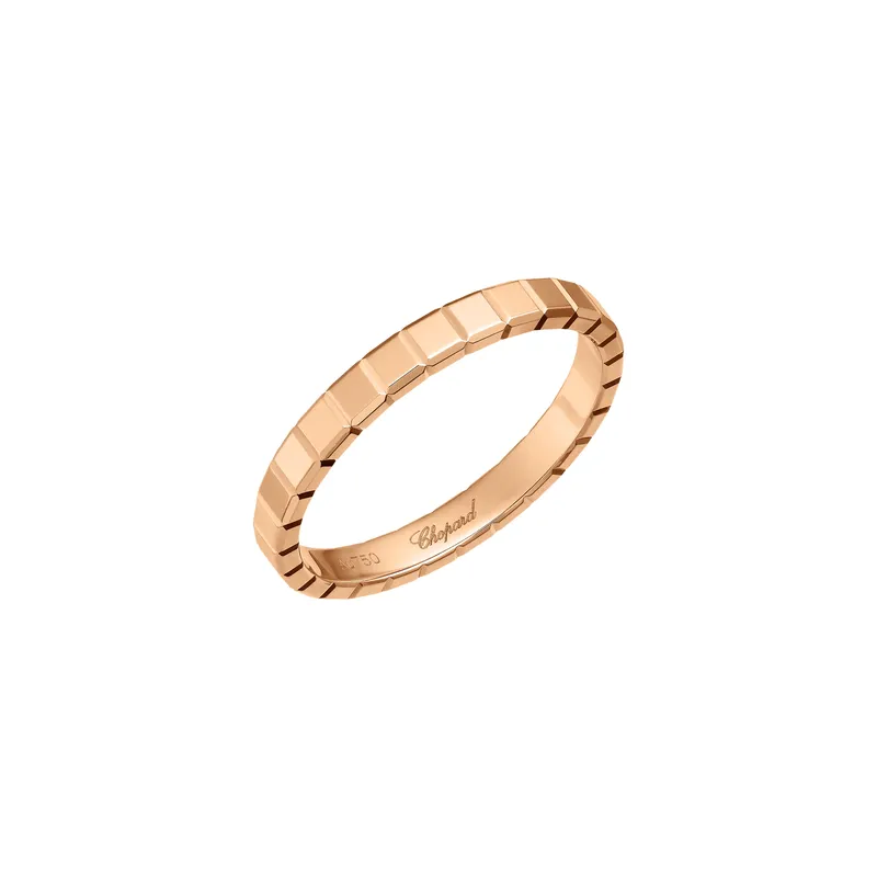 Bague Ice Cube Chopard Or Rose - CHOPARD