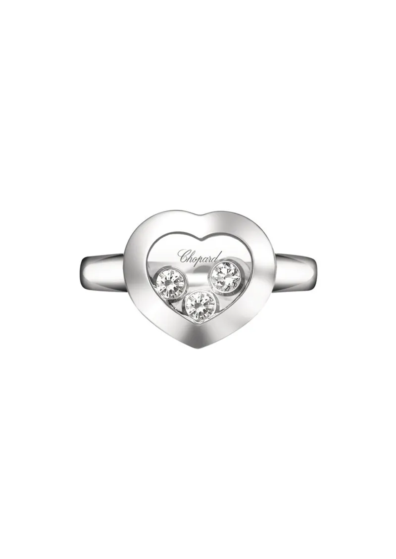 Bague Chopard Happy Diamonds en Or Blanc et Diamants - CHOPARD
