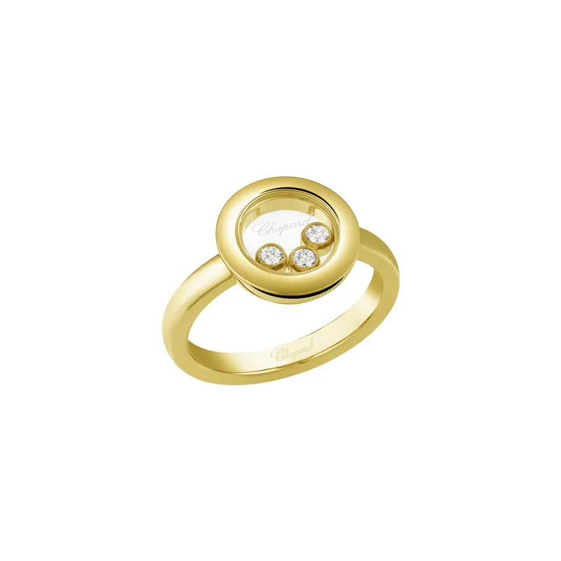 Bague Chopard Happy Diamonds en Or Jaune et Diamants - CHOPARD