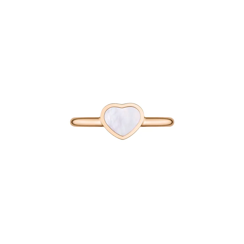 Bague Chopard My Happy Hearts en Or Rose et Nacre - CHOPARD