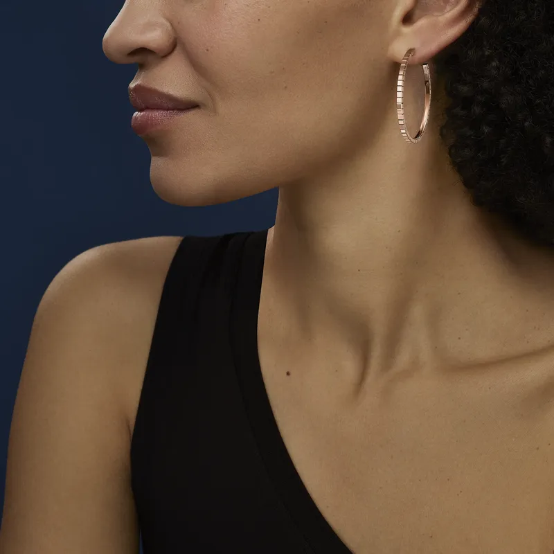 Boucles d'oreilles Chopard Ice Cube en Or Rose - CHOPARD