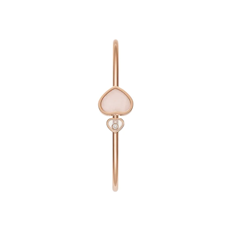 Bracelet Chopard Happy Hearts en Or Rose Diamant et Opale - CHOPARD