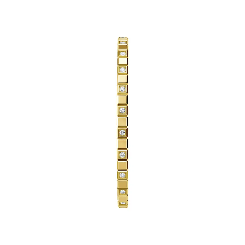 Bracelet Chopard Jonc Ice Cube, Or Jaune et Diamants - CHOPARD
