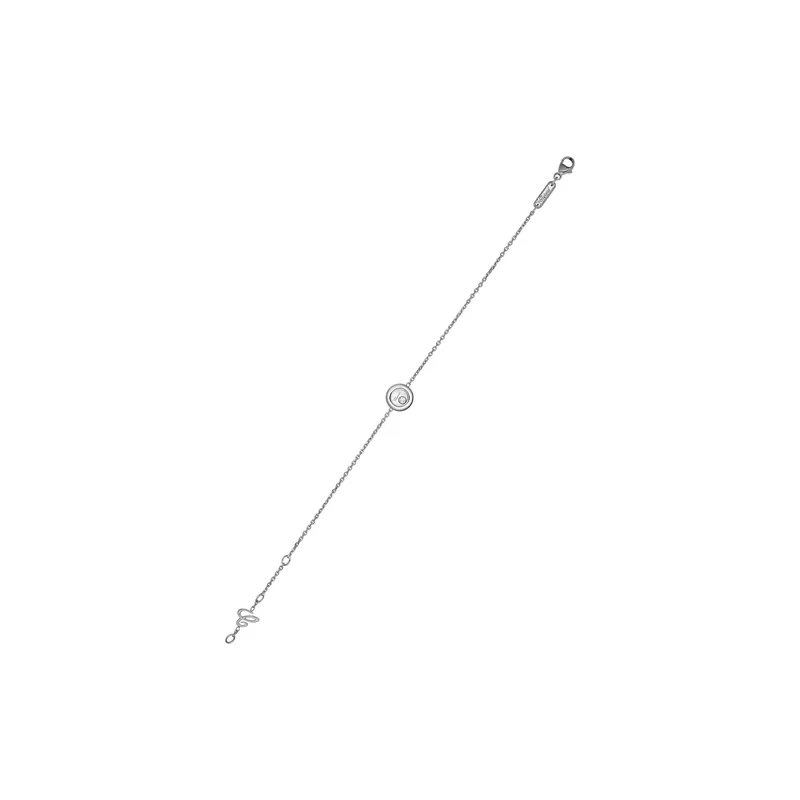 Bracelet Chopard Happy Diamonds Icons, or blanc, diamants mobiles - CHOPARD