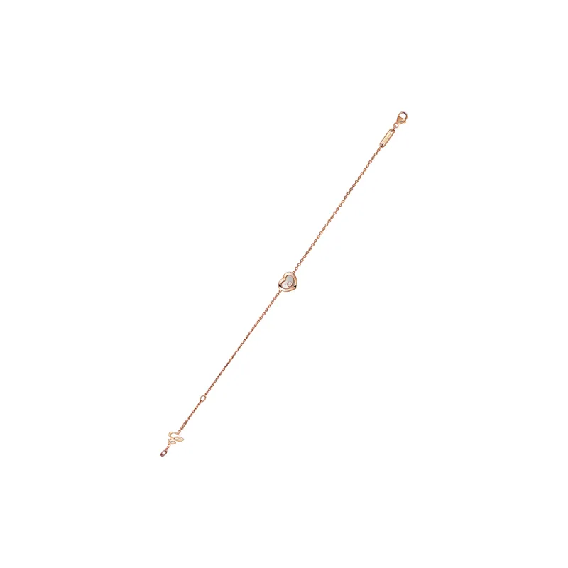 Bracelet Chopard Happy Diamonds en Or Rose avec Diamant - CHOPARD