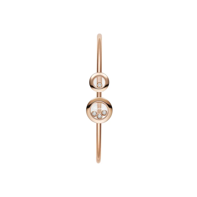 Bracelet Chopard Happy Diamonds Icons en Or Rose et Diamants - CHOPARD