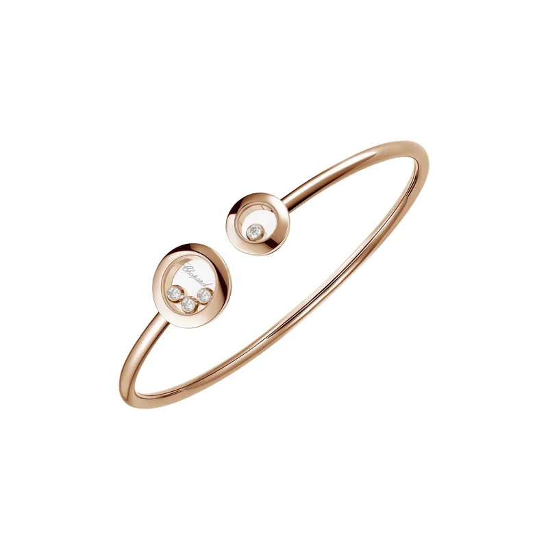 Bracelet Chopard Happy Diamonds Icons en Or Rose et Diamants - CHOPARD