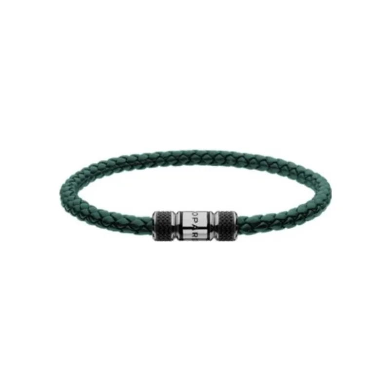 Bracelet Chopard Classic Racing en Cuir Vert et Acier - CHOPARD