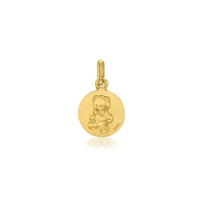 Pendentif Ourson, or jaune - CREATIONS JULIAN