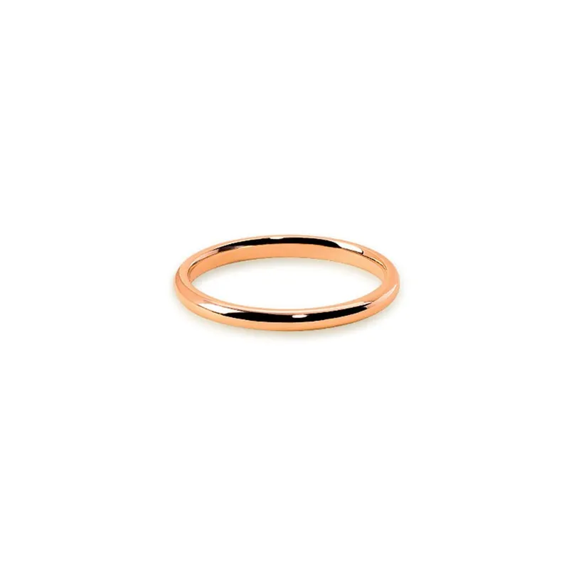 Alliance Jonc Parisien Or rose - CREATIONS JULIAN