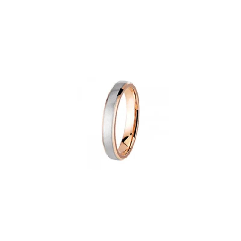 Alliance Nagano Or rose et Or Blanc - CREATIONS JULIAN