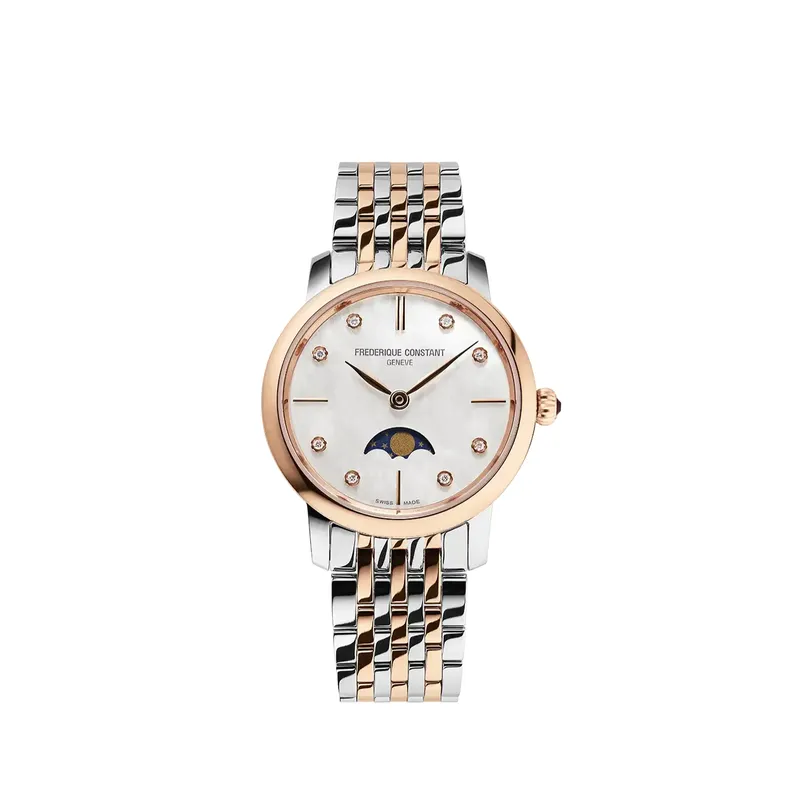 Slimline Ladies Moonphase - FREDERIQUE CONSTANT