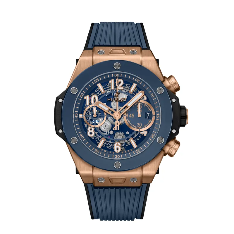 Montre Hublot Big Bang Unico King Gold Blue Ceramic - HUBLOT