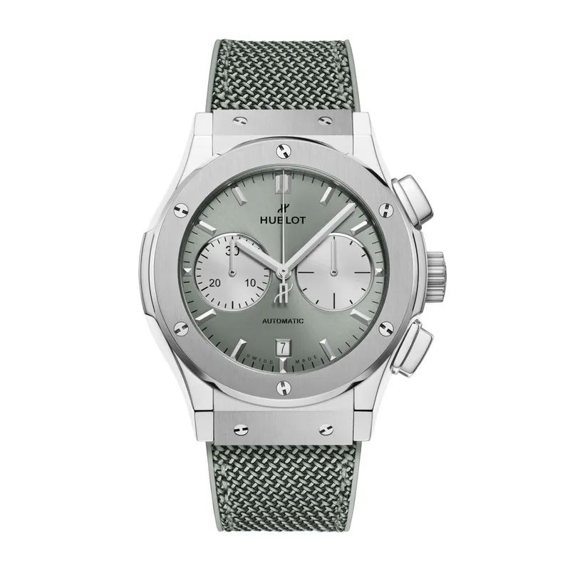 Montre Hublot Classic Fusion Chronograph Titanium Sage Green - HUBLOT