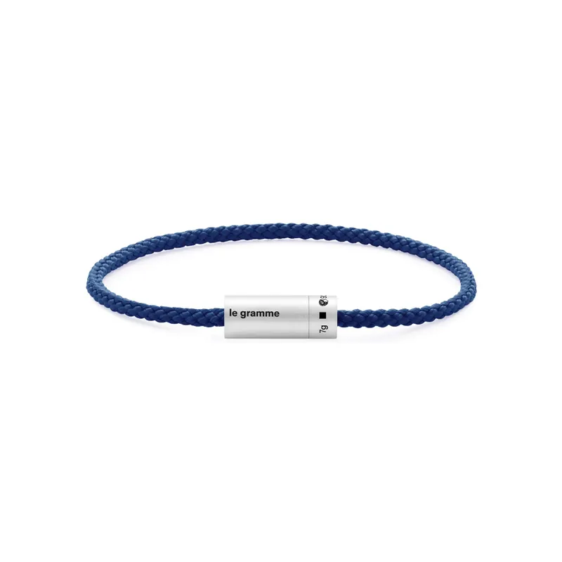 Bracelet le gramme Câble en argent brossé, 7 grammes - LE GRAMME