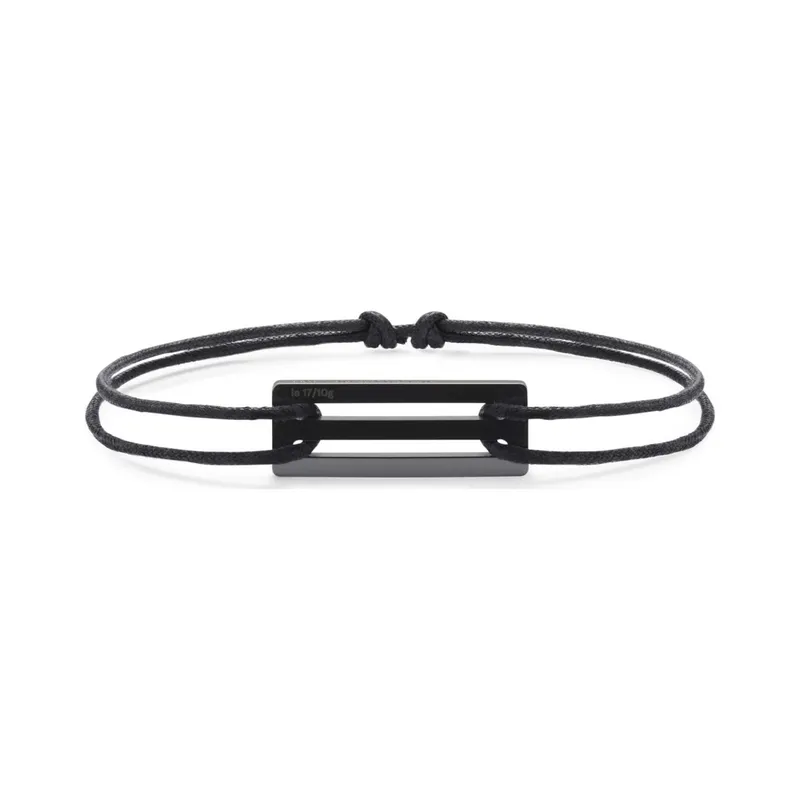 Bracelet le gramme Cordon en céramique poli, 1.7 grammes - LE GRAMME
