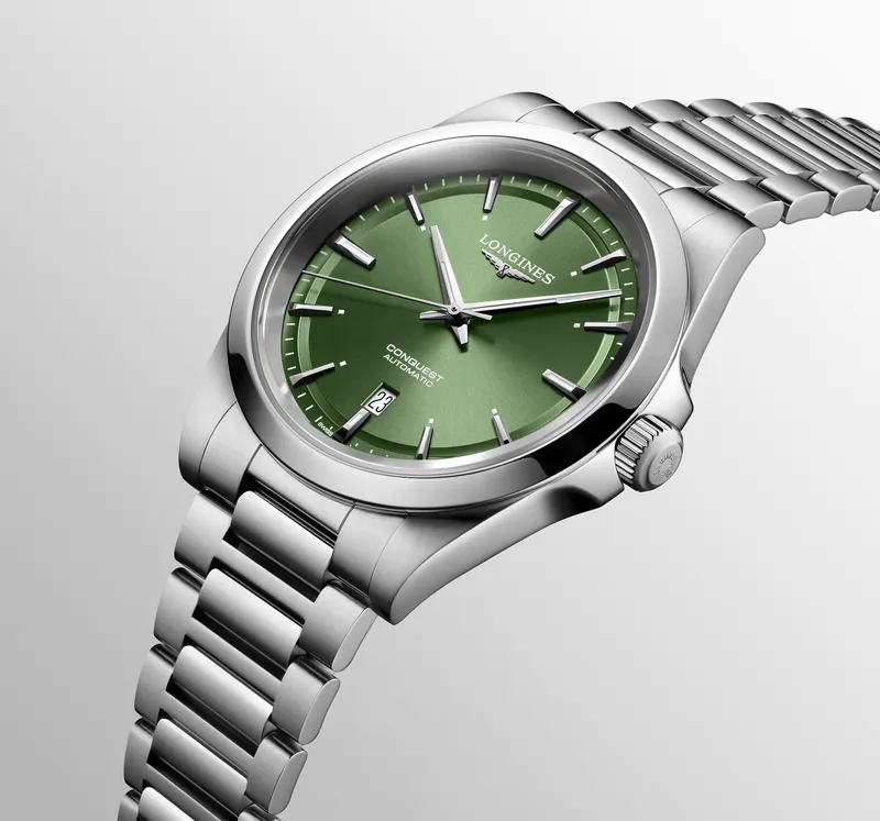 Montre Longines Conquest, Cadran vert soleillé - LONGINES