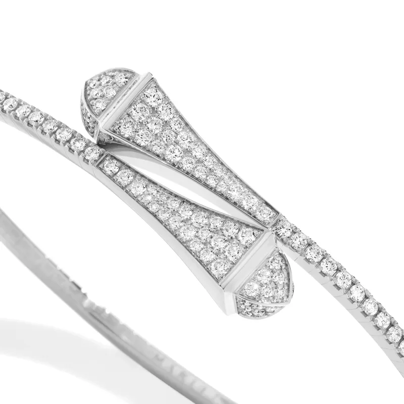 Bracelet Marli New York Cleo Midi en Or blanc avec Diamant - MARLI NEW YORK