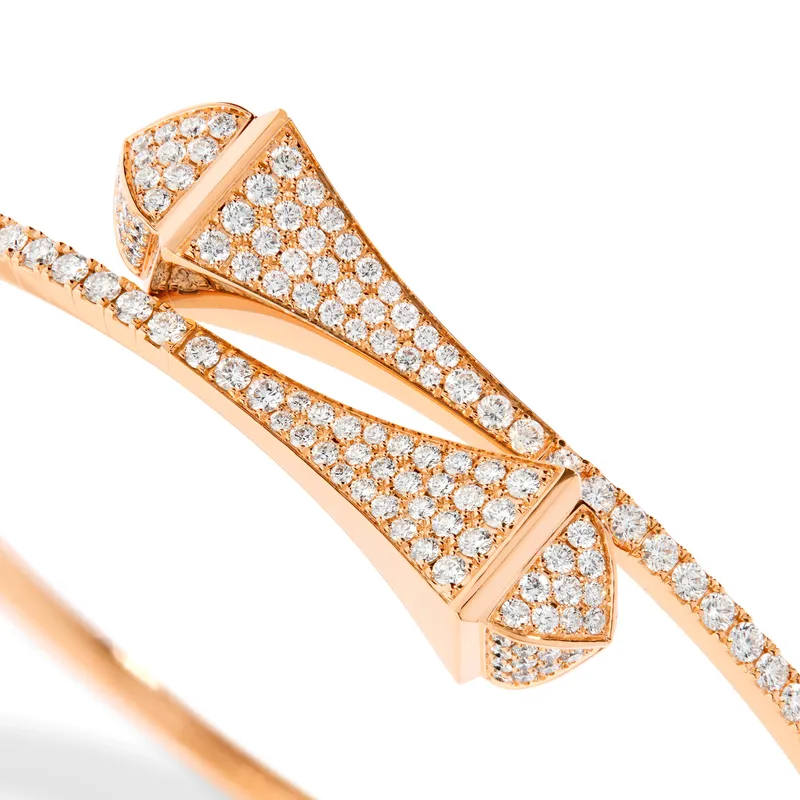 Bracelet Marli New York Cleo en Or rose avec Diamant - MARLI NEW YORK