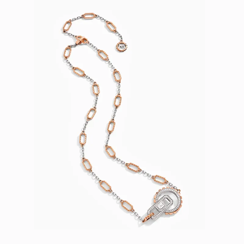 Collier Marli New York Empire en Or bicolore blanc et rose avec Diamants - MARLI NEW YORK