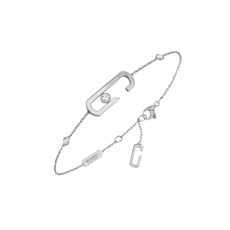 Bracelet Messika, Or blanc et Diamants Move Addiction - MESSIKA
