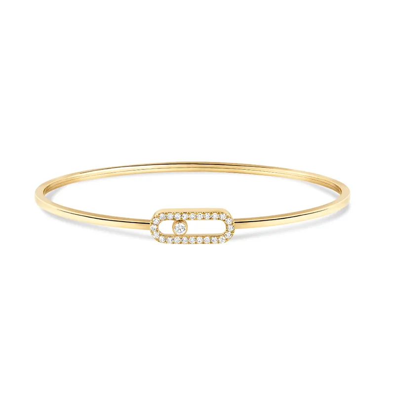 Bracelet Jonc Diamant Messika en Or Jaune Move Uno L - MESSIKA