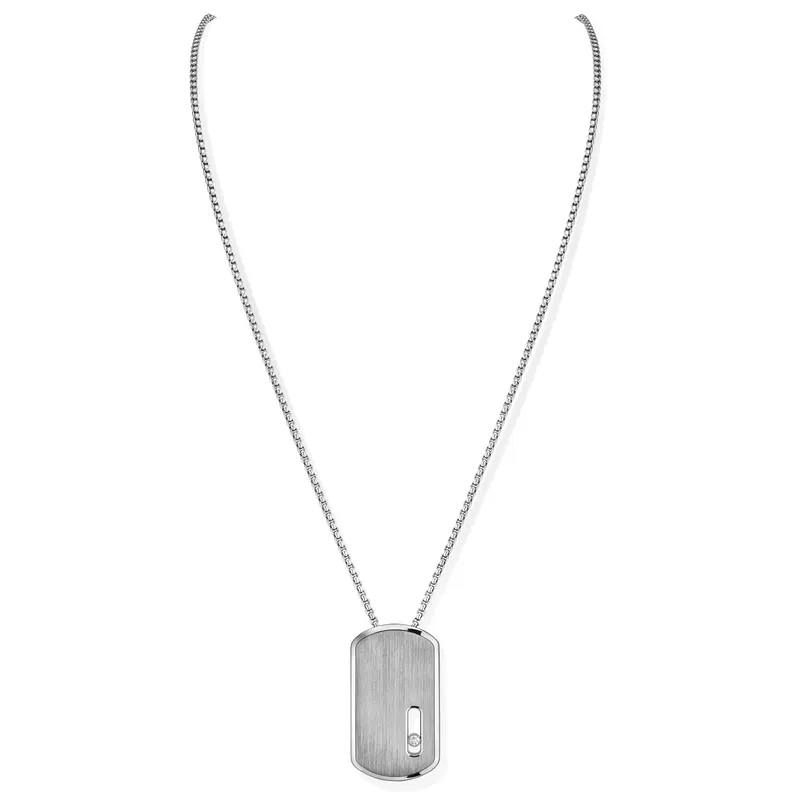 Pendentif Messika Move Titanium Naturel et Diamant Grand Modèle - MESSIKA