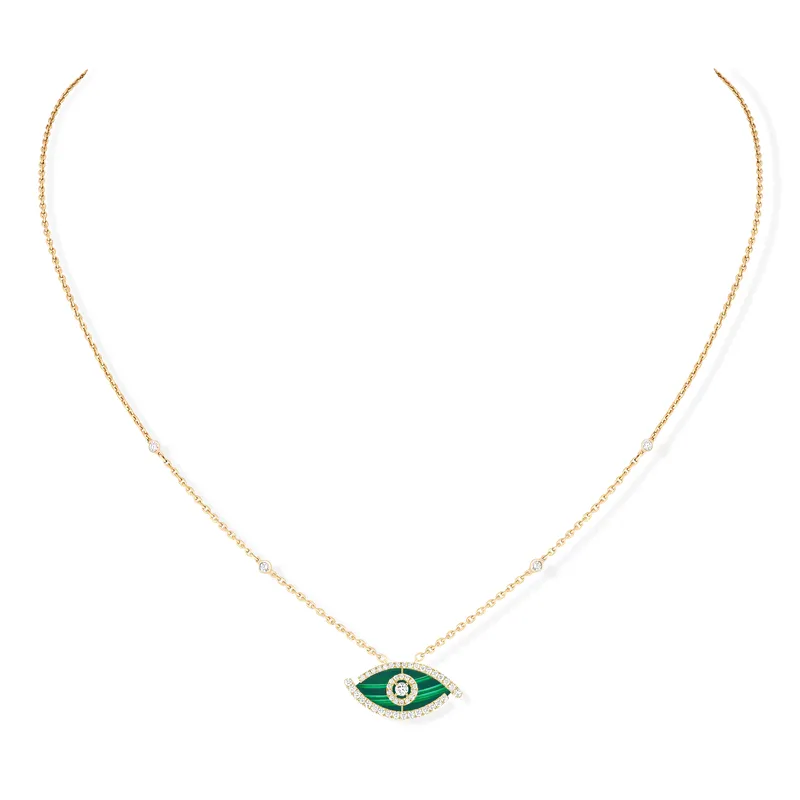 Collier Lucky Eye Or Jaune Diamants et Machite - MESSIKA