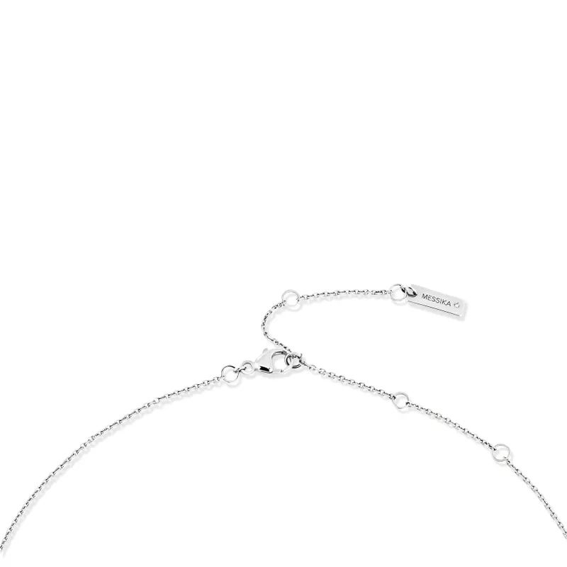 Collier Messika Fiery 0.10ct, or blanc et diamants - MESSIKA