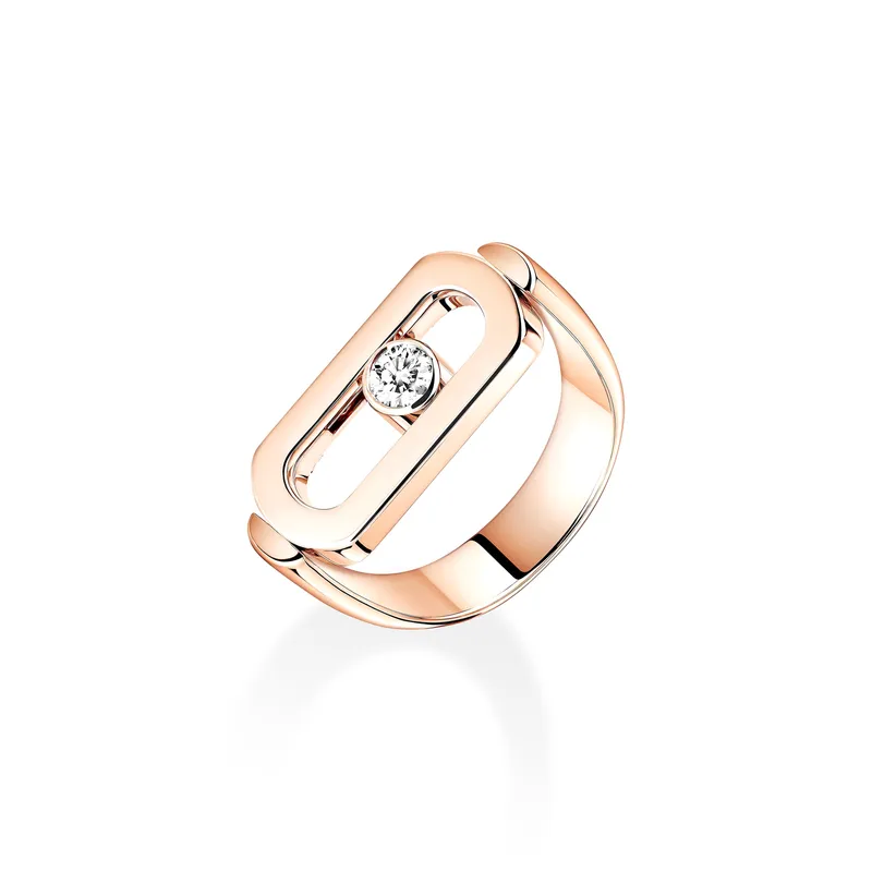 Bague Messika Imperial Move en or rose et diamant - MESSIKA