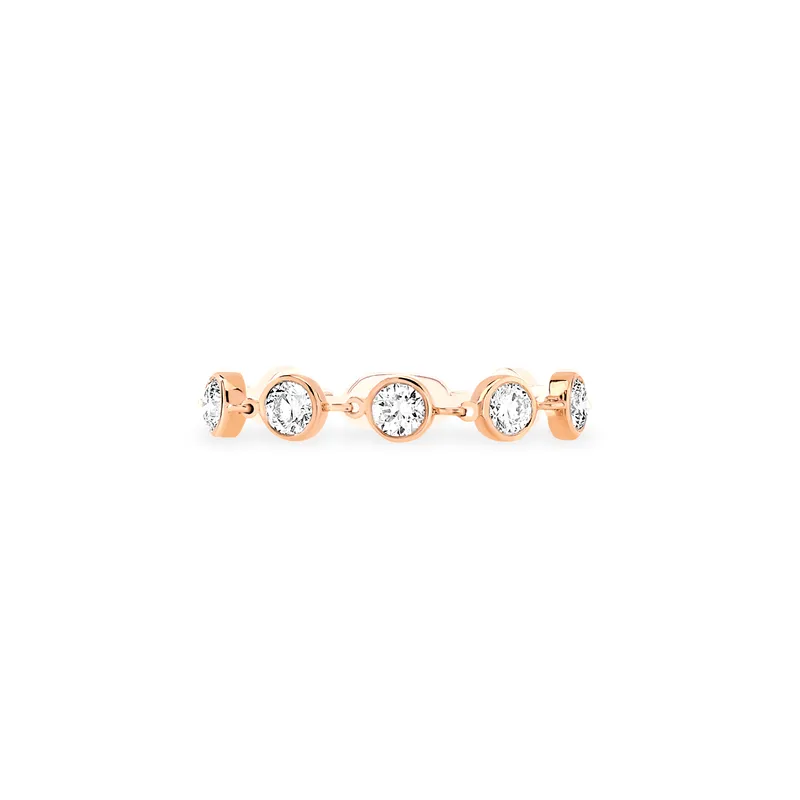 Bague Messika Diamant Or Rose D-Vibes Petit Modèle - MESSIKA