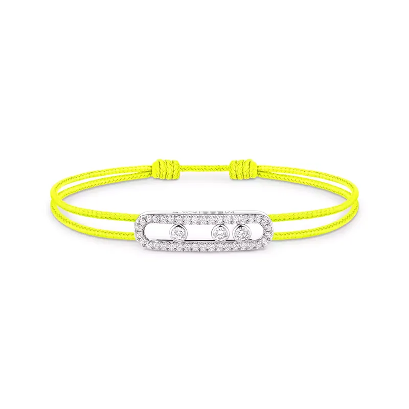 Bracelet Cordon Messika CARE(S) Jaune Pavé - MESSIKA