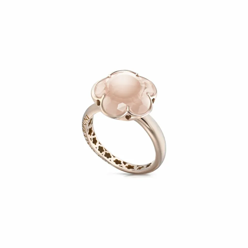 Bague Pasquale Bruni Bon Ton en or rose et quartz rose - PASQUALE BRUNI