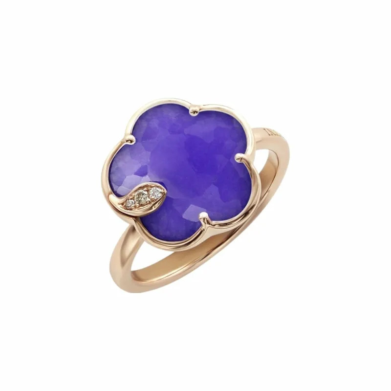 Bague Pasquale Bruni Petit Joli en or rose, quartz lavande et diamants - PASQUALE BRUNI