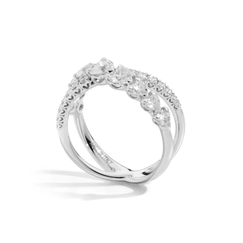 Bague Recarlo Anniversary Love en or blanc et diamants - RECARLO
