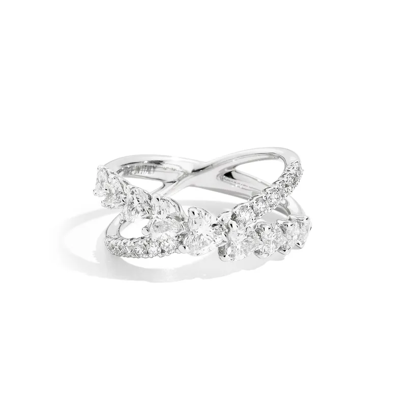 Bague Recarlo Anniversary Love en or blanc et diamants - RECARLO