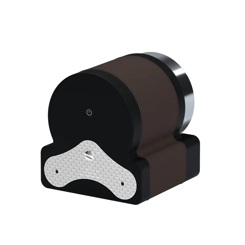 Remontoir Scatola del Tempo Rotor One, cuir marron chocolat - SCATOLA DEL TEMPO